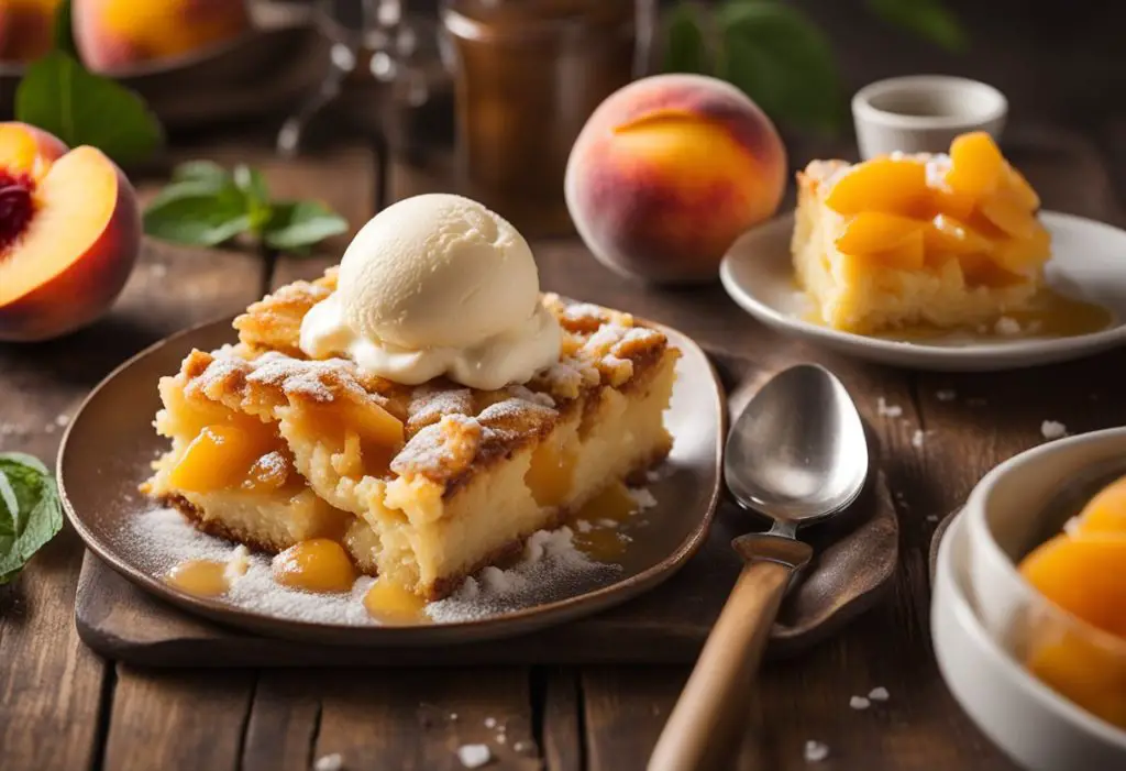 Peach Dump Cake Recipe