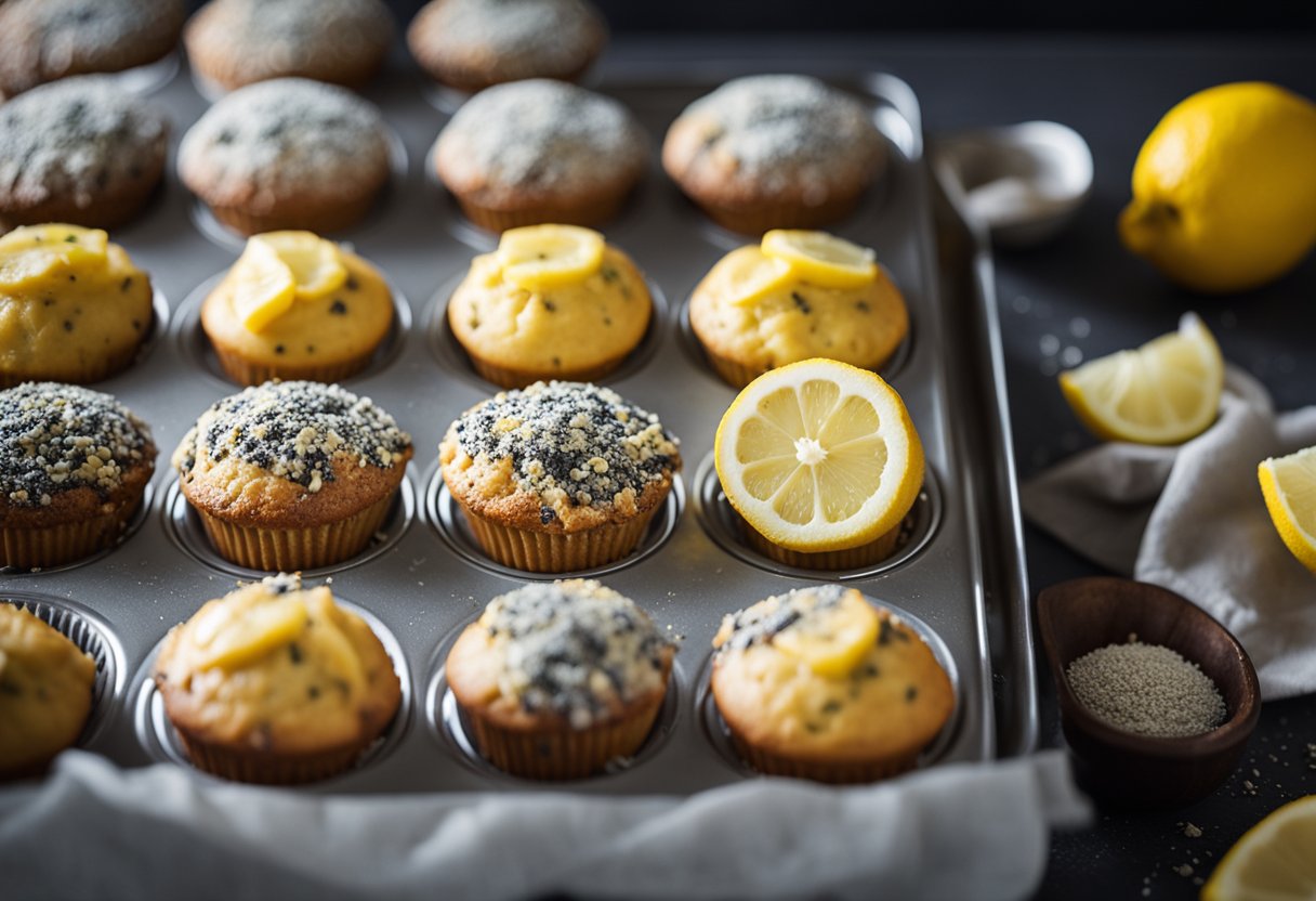 Lemon Poppy Seed Muffins by Sally