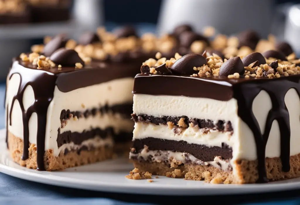 No Bake Cookies and Cream Mousse Cake