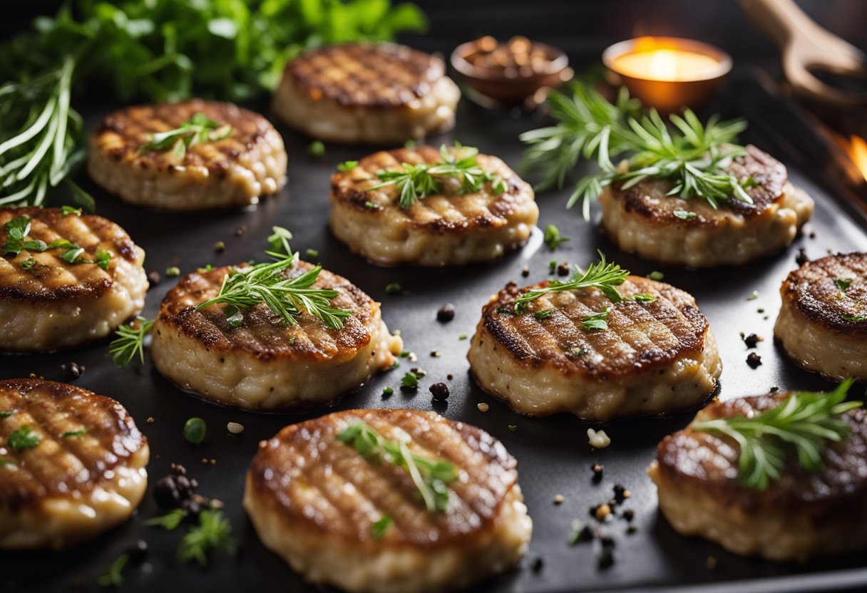 Lamb Patties in Oven