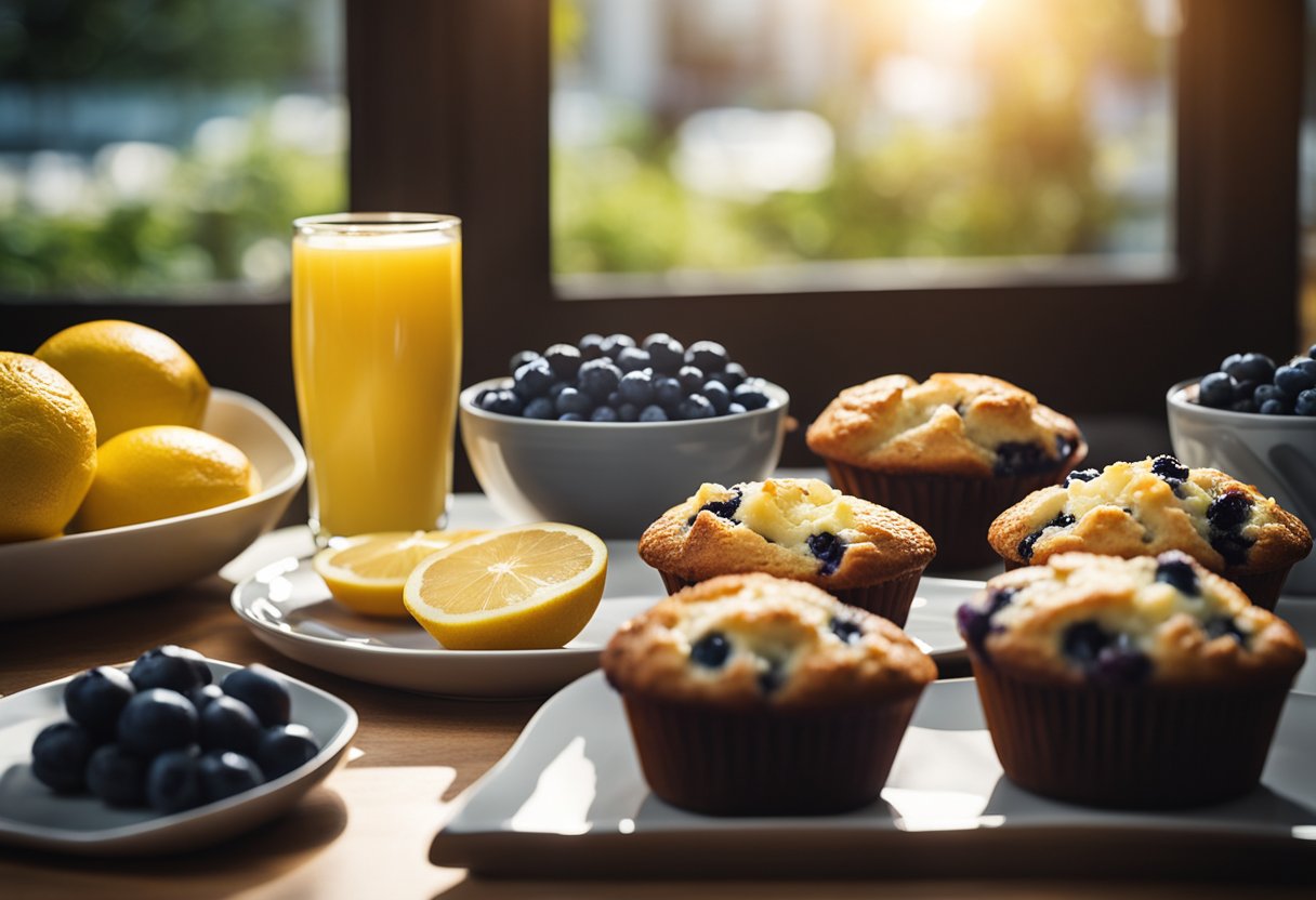 Lemon Blueberry Muffins