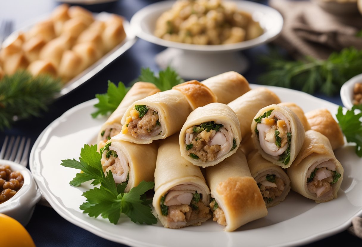 Turkey and Stuffing Roll Ups