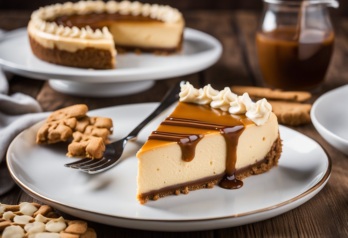 Biscoff Salted Caramel Cheesecake