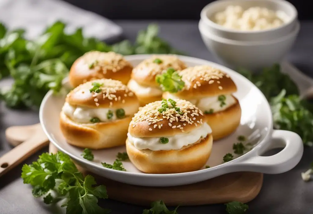 Korean Cream Cheese Garlic Buns