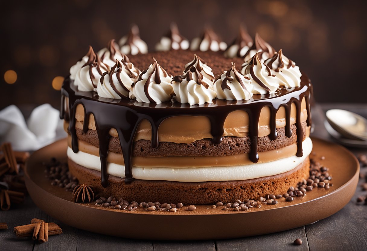 The Best Mocha Mousse Cake