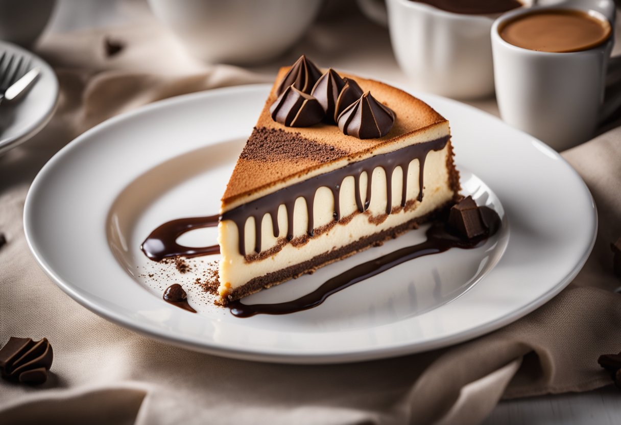 Baked Tiramisu Cheesecake