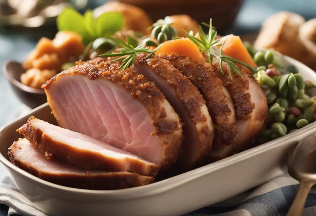 Slow Cooker Ham with Brown Sugar