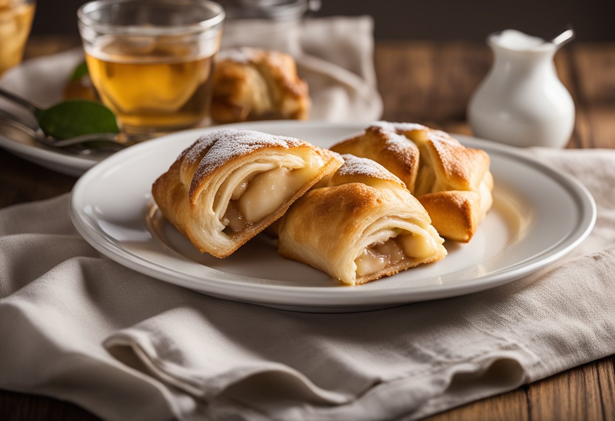 Crescent Roll Apple Dumplings with Sprite