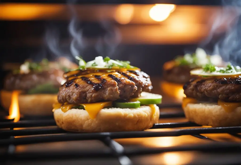 Lamb Burgers in the Oven
