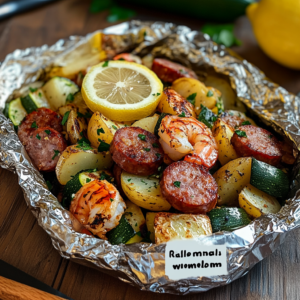 
Shrimp Foil Packets