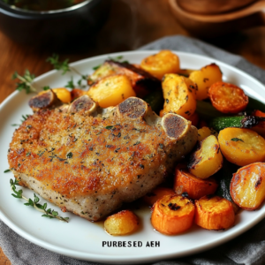 Herb Breaded Pork Chops
