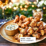 Crispy Fried Mushrooms with Cool Ranch Dip