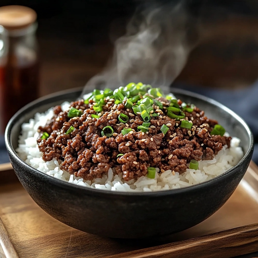 Korean Ground Beef Bowl