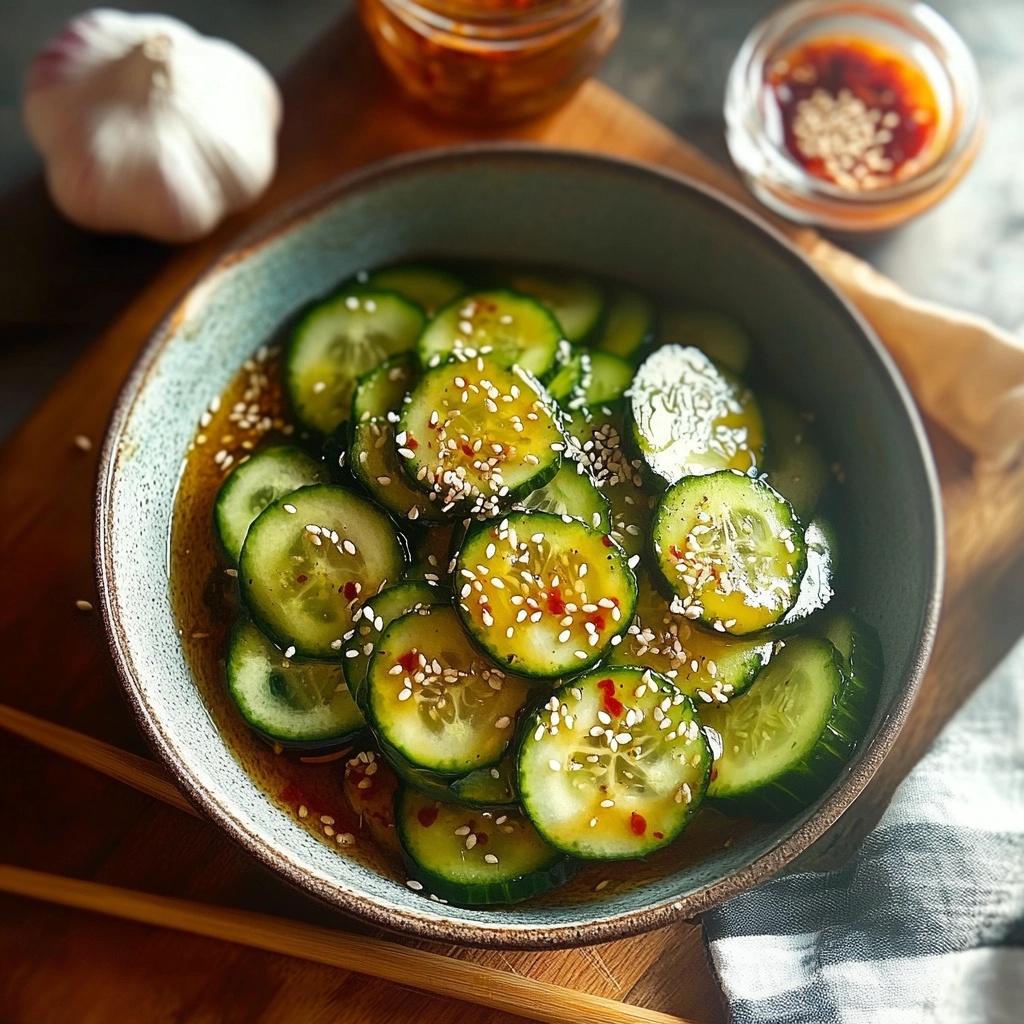 Easy Asian Cucumber Salad