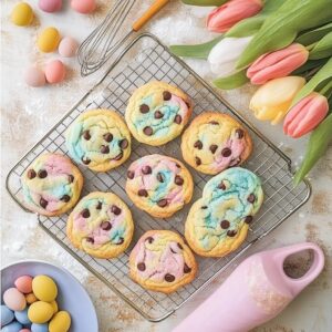 Easter Chocolate Chip Cookies