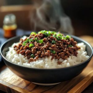Korean Ground Beef Bowl