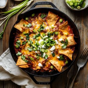 Beef Skillet Enchiladas