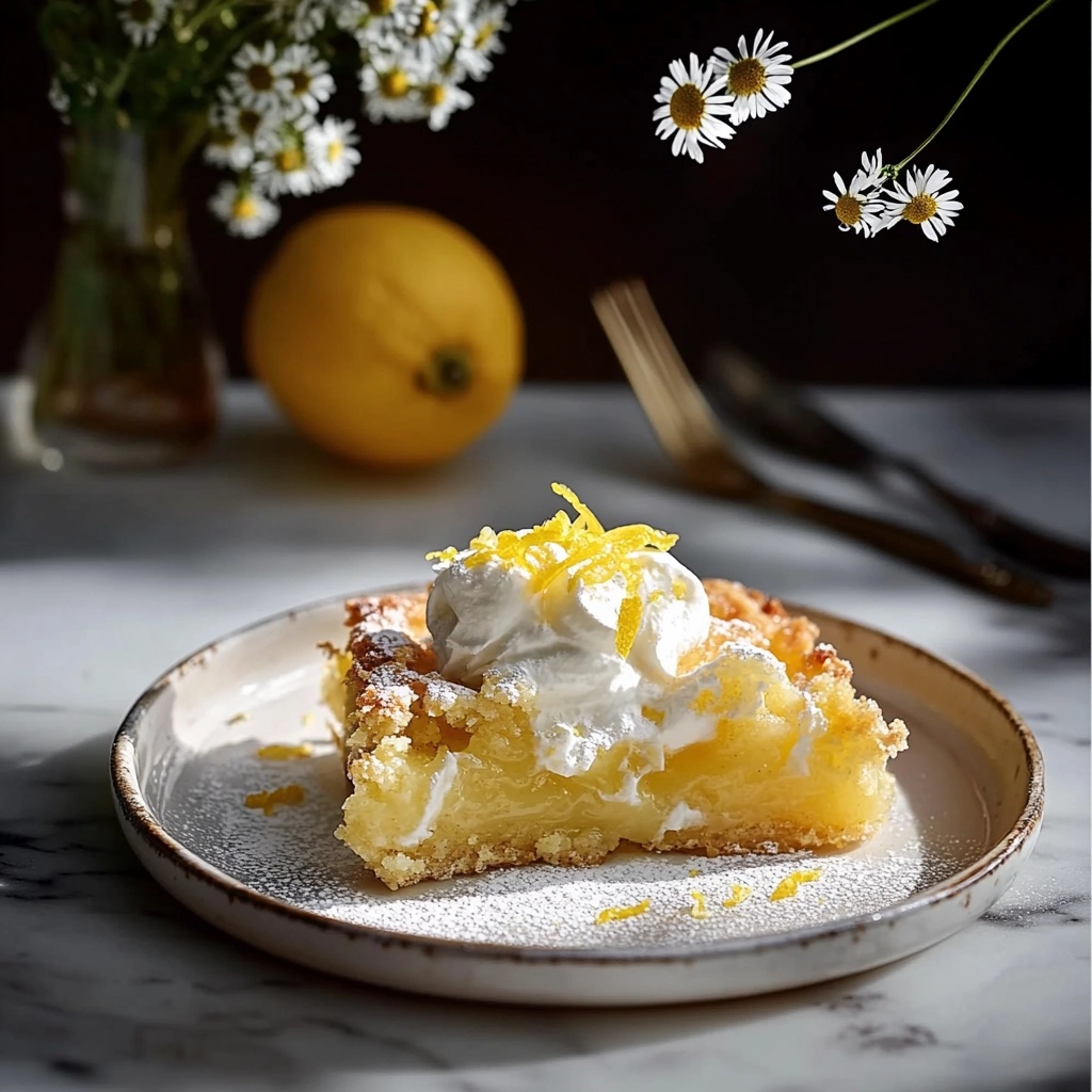 Magic Lemon Cobbler