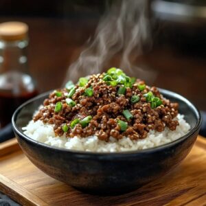 Korean Ground Beef Bowl