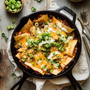 Beef Skillet Enchiladas