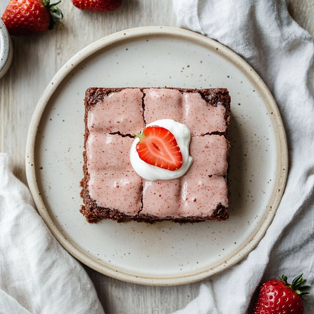 Strawberry Brownies