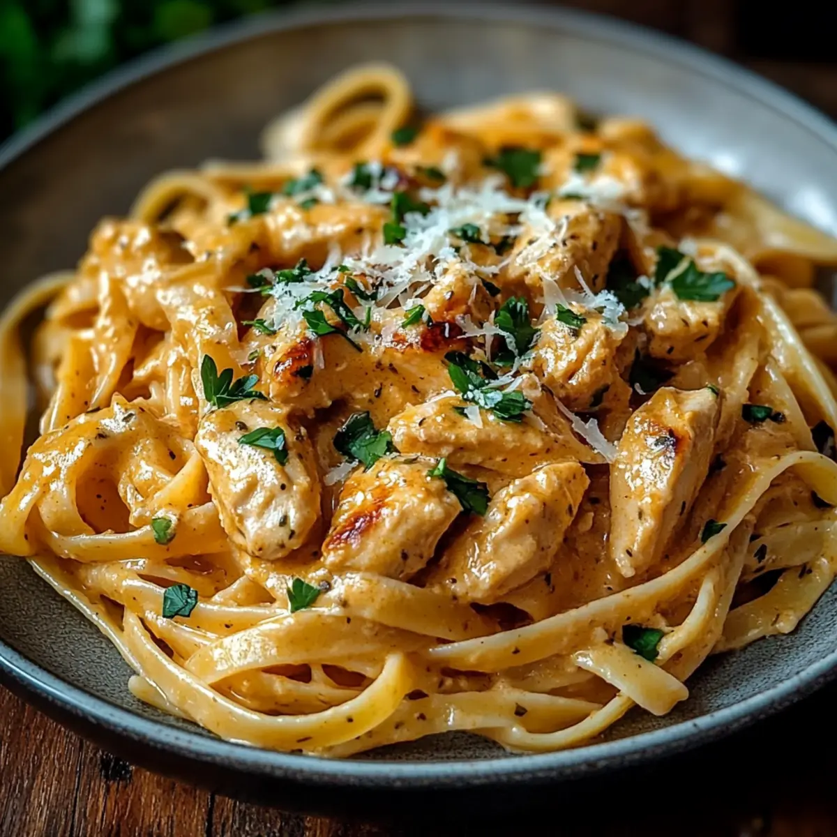 butter chicken linguine
