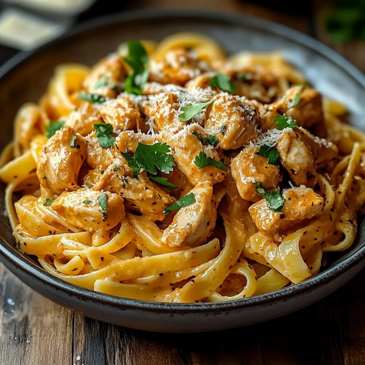 butter chicken linguine
