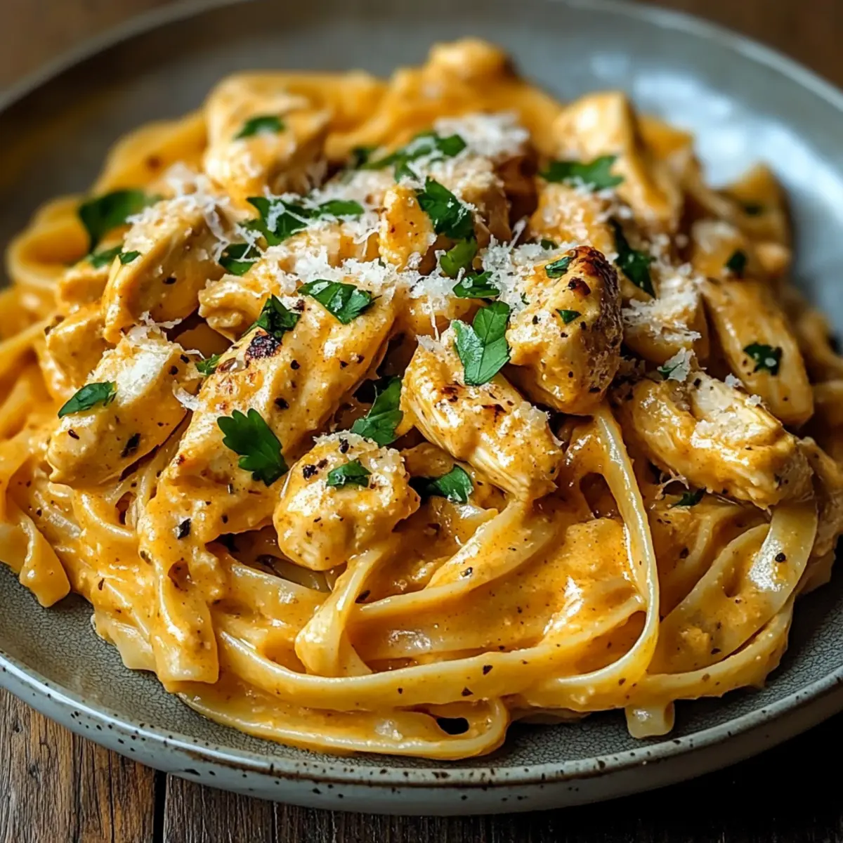 butter chicken linguine