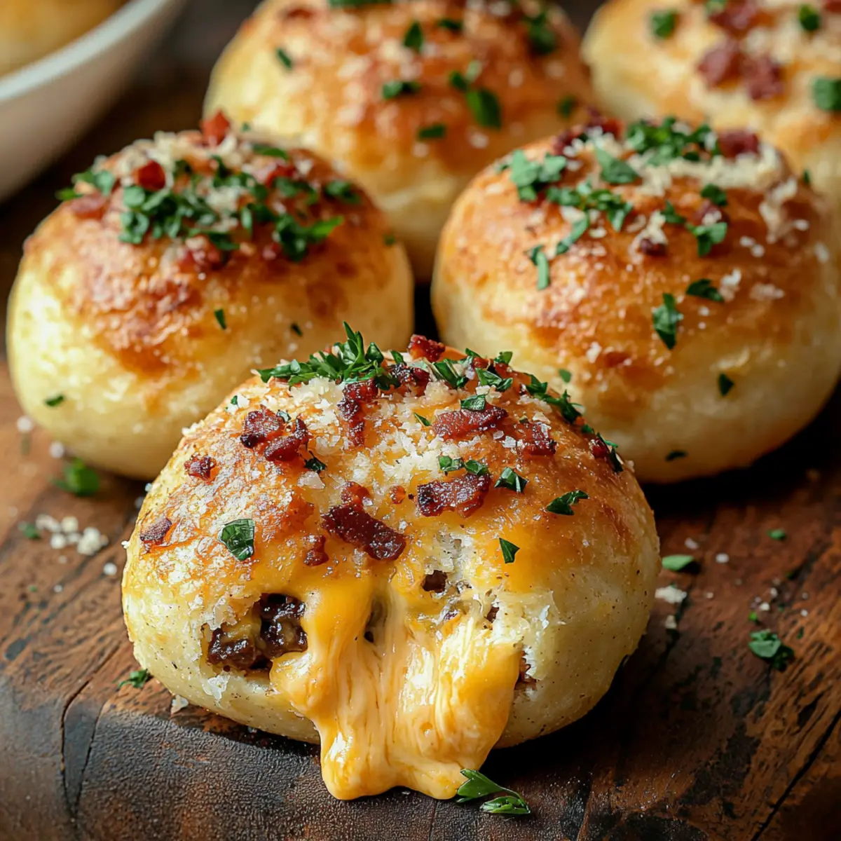 cheeseburger bombs