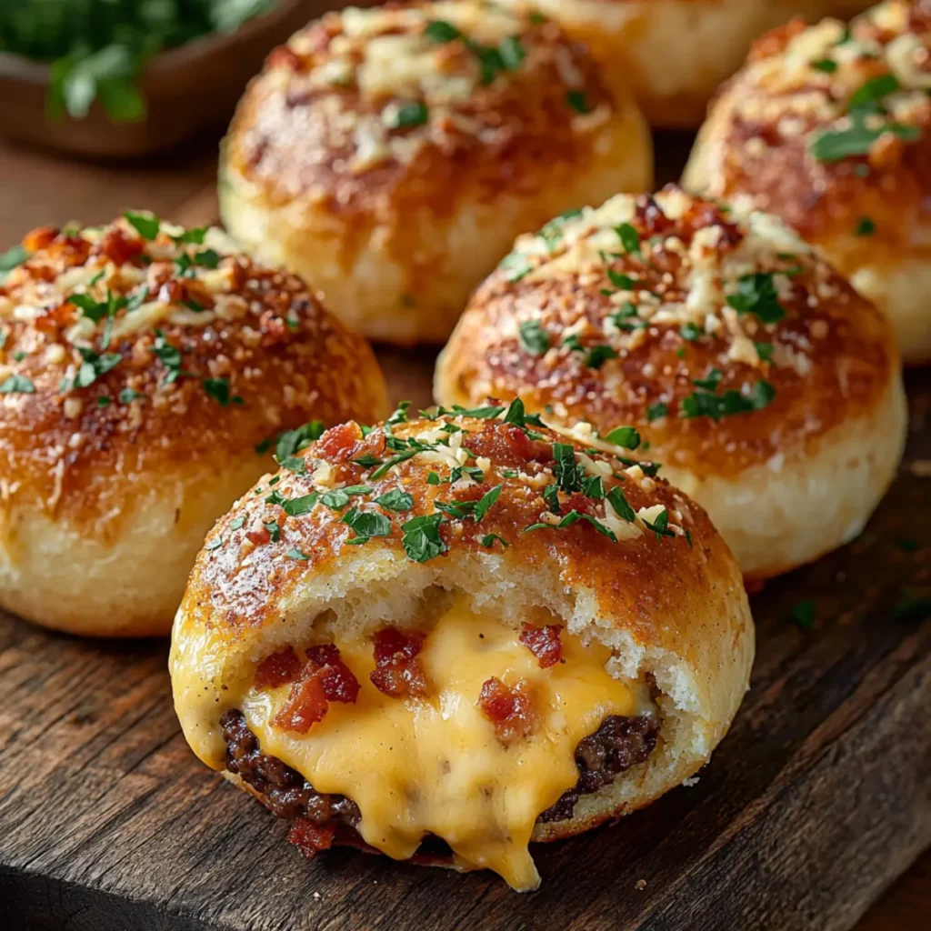 cheeseburger bombs