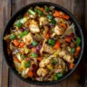 chicken and cabbage stir fry