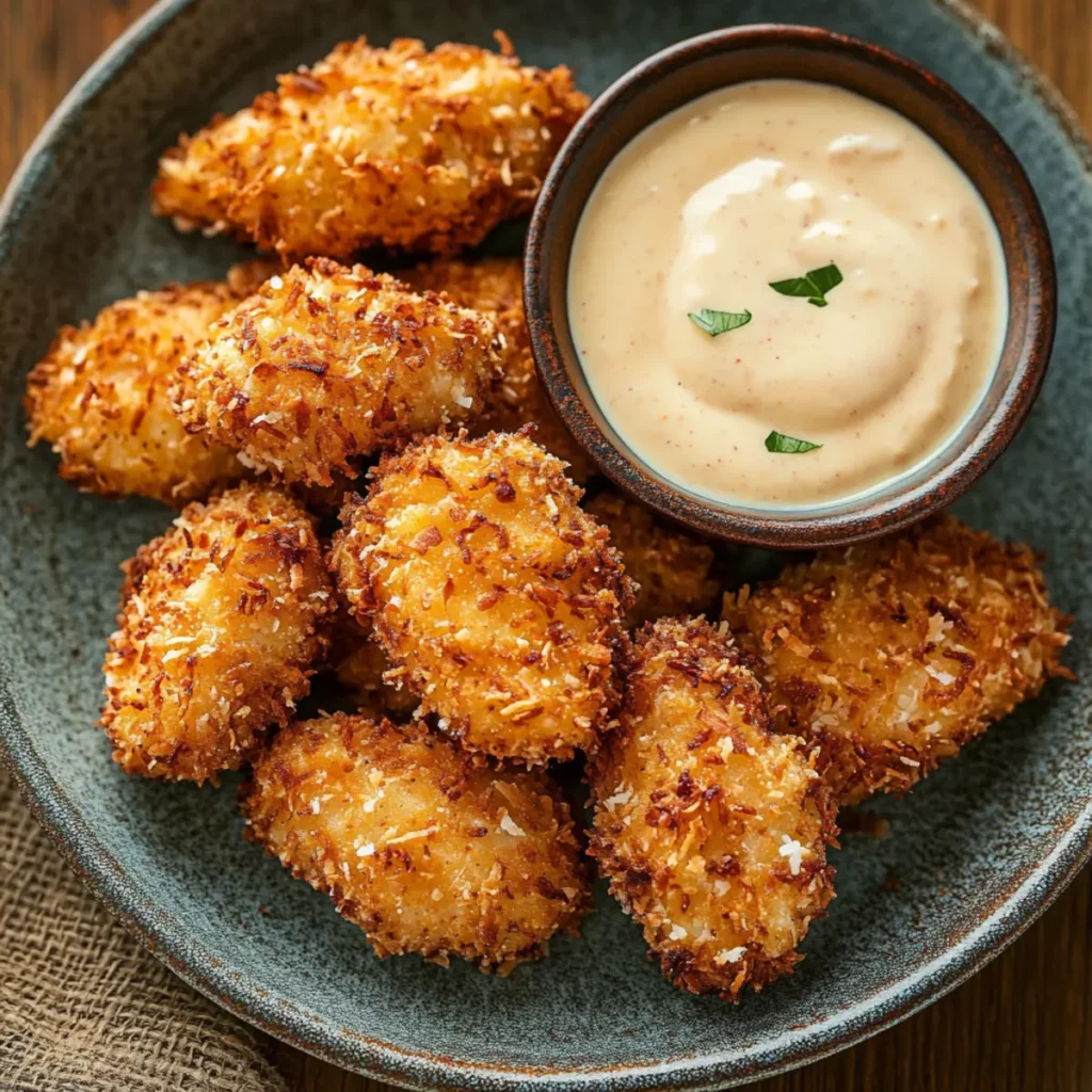 crispy coconut chicken