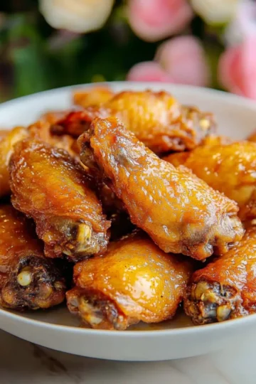 Crispy Oven Chicken Wings for New Year Recipe